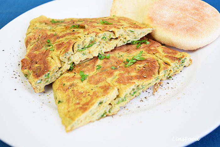 Herbed omelette, a simplified persian kuku