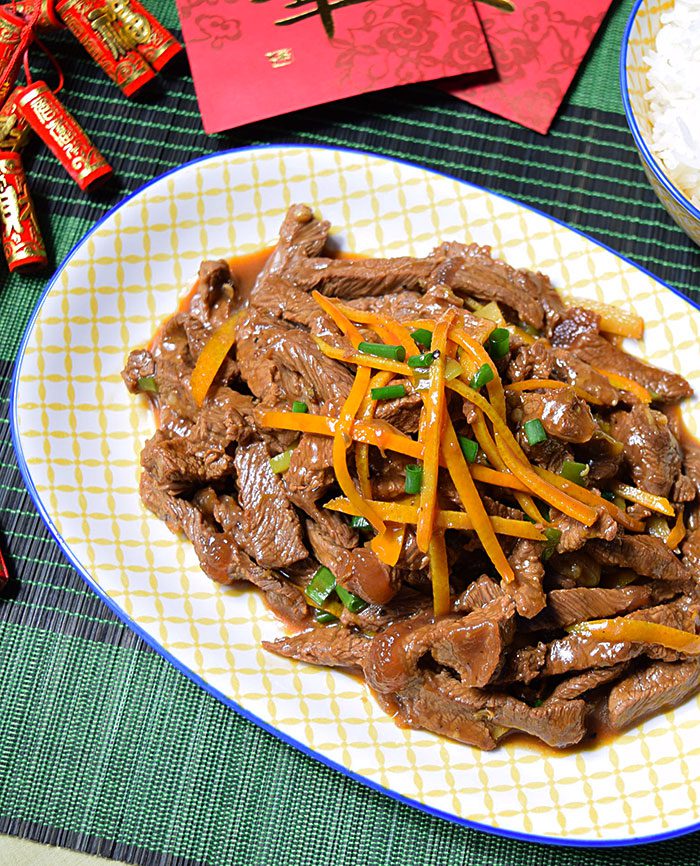 Chinese Beef in Orange Sauce